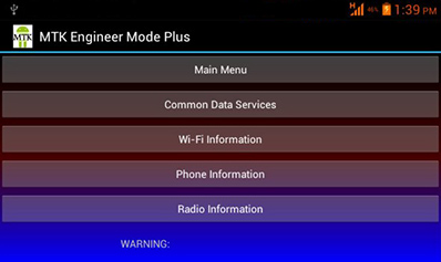 Инженерное меню Android