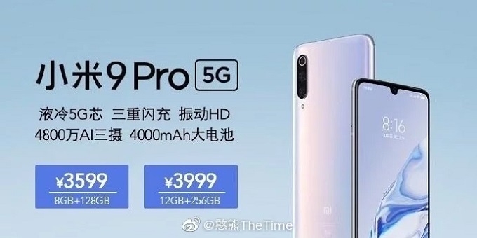 Xiaomi Mi 9 Pro 5G возможно это самый дешевый телефон 5G