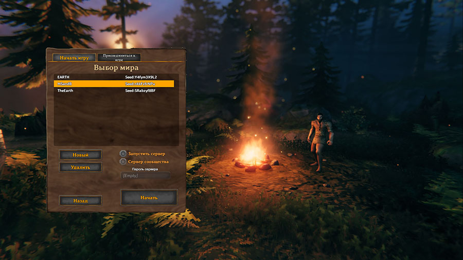 Создания сервера Valheim